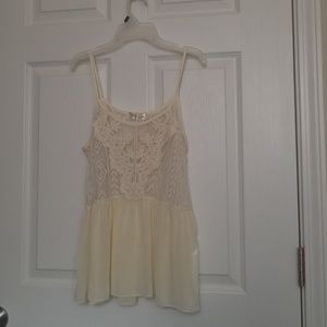 Off white lace blouse